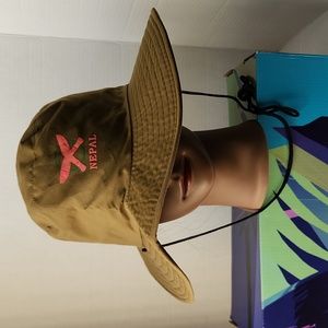 Wide Brim Khaki Bucket Sun Hat Nepal